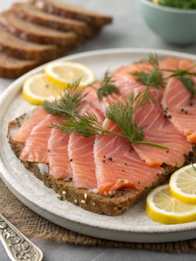 trancio di salmone al forno