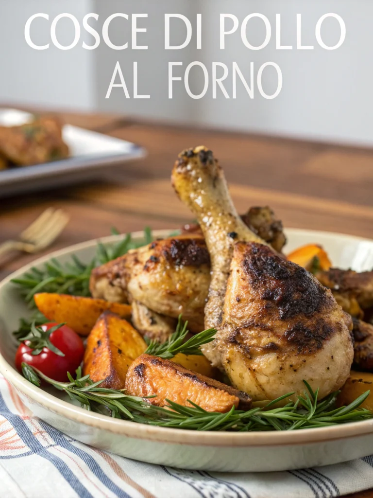 cosce di pollo al forno